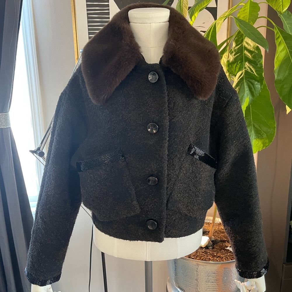 Zara Cropped Jacket - Limited Edition